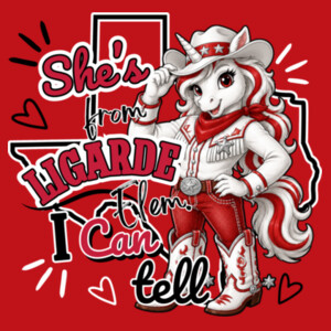 She's From Ligarde 02-902 - Adult Cooling Performance Long Sleeve Tee Design