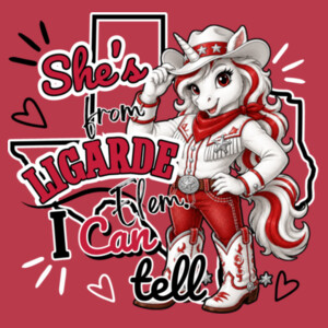 She's From Ligarde 02-902 - Heavy Blend Crewneck Sweatshirt Design