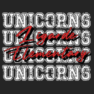 Unicorns 4X Red 02-904 - Adult Cooling Performance Long Sleeve Tee Design