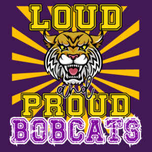Loud & Proud Bobcats 03-604 - Adult Cooling Performance Long Sleeve Tee Design