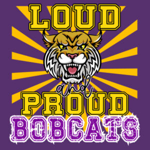 Loud & Proud Bobcats 03-604 - Heavy Blend Crewneck Sweatshirt Design