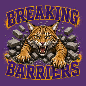 Breaking Barriers Bobcats 21-201 - Heavy Blend Crewneck Sweatshirt Design