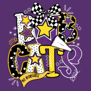 Bobcats Preppy 21-202 - Adult Softstyle ® T Shirt Design