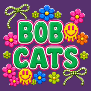 Bobcats Retro 21-203 - Adult Softstyle ® T Shirt Design