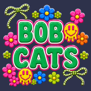 Bobcats Retro 21-203 - Youth Heavy Cotton 100% Cotton T Shirt Design