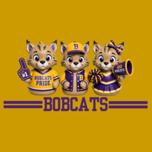 Bobcats Ducks 21-205 - Adult Cooling Performance Short Sleeve Tee Design