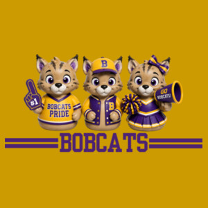 Bobcats Ducks 21-205 - Adult Cooling Performance Short Sleeve Tee Design