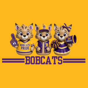 Bobcats Ducks 21-205 - Heavy Blend Crewneck Sweatshirt Design