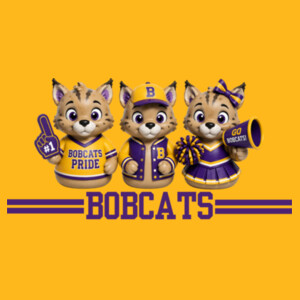 Bobcats Ducks 21-205 - Youth Heavy Cotton 100% Cotton T Shirt Design