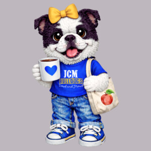JMC Bulldog Mascot 03-200 - Youth Cooling Performance Short Sleeve Tee Design