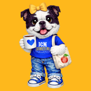 JMC Bulldog Mascot 03-200 - Heavy Blend Crewneck Sweatshirt Design