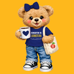 JCM Bear Mascot 03-201 - Adult Softstyle ® T Shirt Design