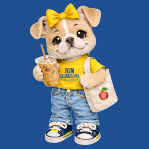 JCM Bulldog Mascot 03-206 - Youth Heavy Cotton 100% Cotton T Shirt Design