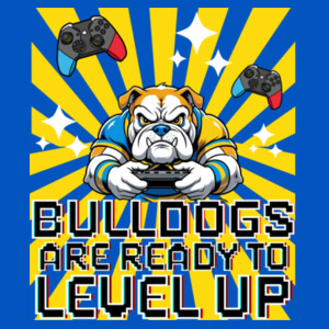 Level up Bulldogs 20-004 - Adult Cooling Performance Short Sleeve Tee Design