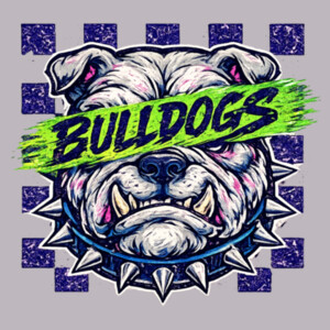 Bulldogs Checkered 20-007 - Adult Cooling Performance Short Sleeve Tee Design