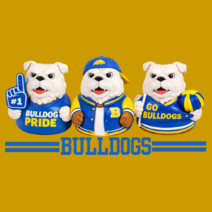 Bulldogs Ducks 20-009 - Adult Cooling Performance Long Sleeve Tee Design