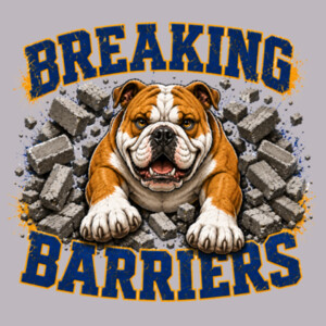 Breaking Barriers Bulldogs 20-011 - Adult Cooling Performance Long Sleeve Tee Design