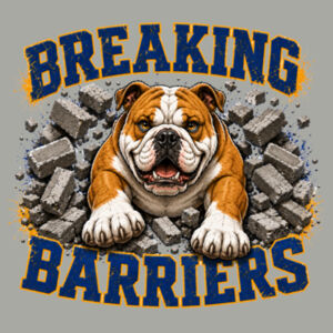 Breaking Barriers Bulldogs 20-011 - Youth Heavy Cotton 100% Cotton T Shirt Design