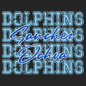 Dolphins 4X Sanchez Ochoa 03-501 - Adult Cooling Performance Long Sleeve Tee Design