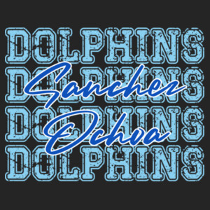 Dolphins 4X Sanchez Ochoa 03-501 - Adult Cooling Performance Long Sleeve Tee Design