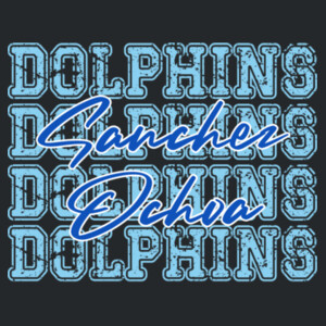 Dolphins 4X Sanchez Ochoa 03-501 - Adult Softstyle ® T Shirt Design