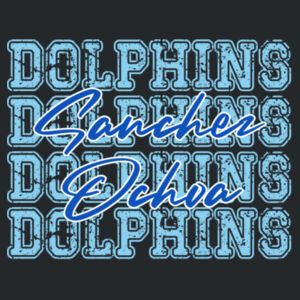 Dolphins 4X Sanchez Ochoa 03-501 - Youth Heavy Cotton 100% Cotton T Shirt Design