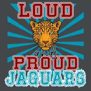 Loud and Proud Jaguars - Adult Cooling Performance Long Sleeve Tee Design