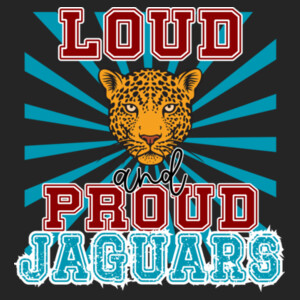 Loud and Proud Jaguars - Adult Cooling Performance Short Sleeve Tee Design
