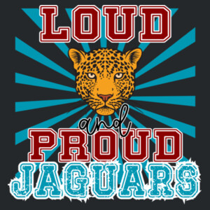 Loud and Proud Jaguars - Youth Heavy Cotton 100% Cotton T Shirt Design