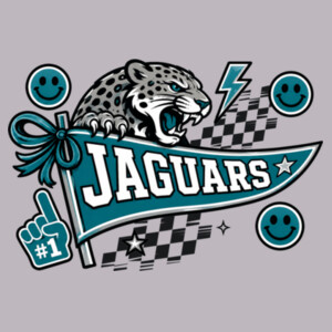 Jaguars Pennant 06A-709 - Youth Cooling Performance Short Sleeve Tee Design
