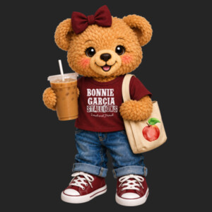 Bonnie Garcia Bear - 05B-500 - Adult Cooling Performance Long Sleeve Tee Design
