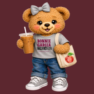 Bonnie Garcia Bear - 05B-501 - Youth Heavy Cotton 100% Cotton T Shirt Design