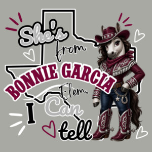 She's From Bonnie 05B-503 - Youth Heavy Cotton 100% Cotton T Shirt Design