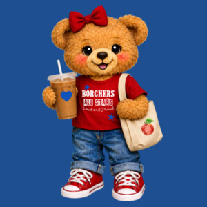 All Stars Borchers Bear 05A-805 - Adult Softstyle ® T Shirt Design