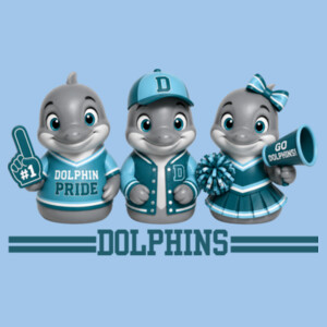 Dolphin Ducks 20A-204 - Adult Softstyle ® T Shirt Design