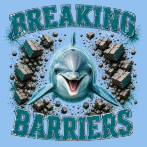 Breaking Barriers Dolphin 20A-205 - Youth Cooling Performance Short Sleeve Tee Design