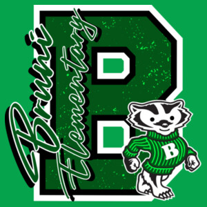 Bruni Badgers 02-201 - Youth Heavy Cotton 100% Cotton T Shirt Design