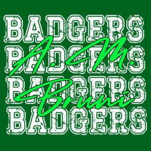 Bruni Badgers 4X 02-202 - Youth Cooling Performance Short Sleeve Tee Design