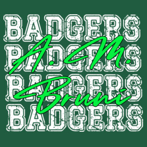 Bruni Badgers 4X 02-202 - Heavy Blend Crewneck Sweatshirt Design