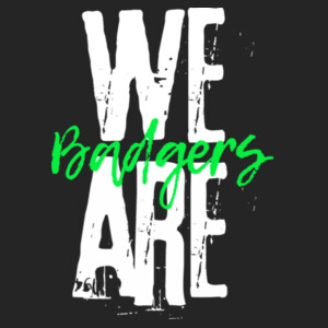 We Are Badgers 20-903 - Adult Cooling Performance Short Sleeve Tee Design