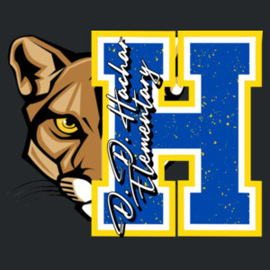 D.D. Hachar Elementary Cougar  02-400 - Adult Softstyle ® T Shirt Design