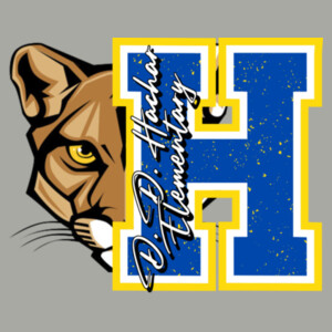 D.D. Hachar Elementary Cougar  02-400 - Heavy Blend Crewneck Sweatshirt Design