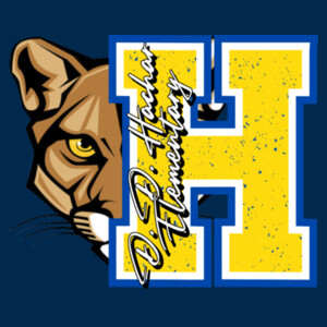 D.D. Hachar Elementary Cougar 02-401 - Youth Cooling Performance Short Sleeve Tee Design