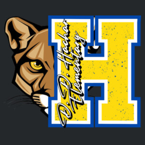 D.D. Hachar Elementary Cougar 02-401 - Adult Softstyle ® T Shirt Design