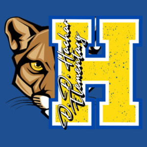 D.D. Hachar Elementary Cougar 02-401 - Youth Heavy Cotton 100% Cotton T Shirt Design