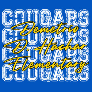 Cougars 4X 02-404 - Adult Cooling Performance Short Sleeve Tee Design