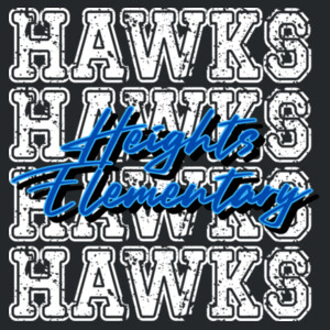 Heights Elementary Hawks 4X 02-701 - Adult Softstyle ® T Shirt Design