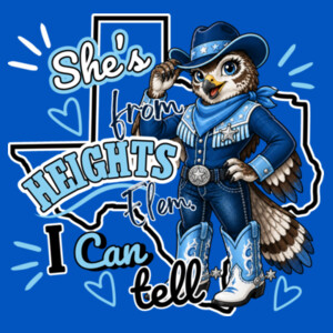 She's from Heights Elem. I Can Tell 02-702 - Youth Cooling Performance Short Sleeve Tee Design