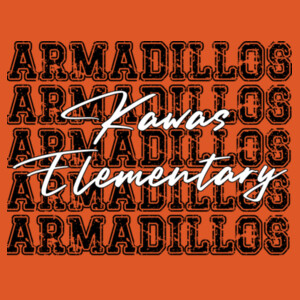 Kawas Elementary Armadillos 03-004 - Youth Cooling Performance Short Sleeve Tee Design