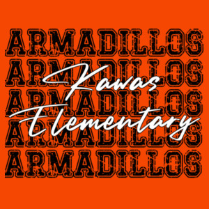 Kawas Elementary Armadillos 03-004 - Adult Cooling Performance Long Sleeve Tee Design